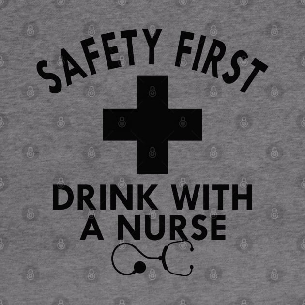 Nurse - Safety first drink with a nurse by KC Happy Shop